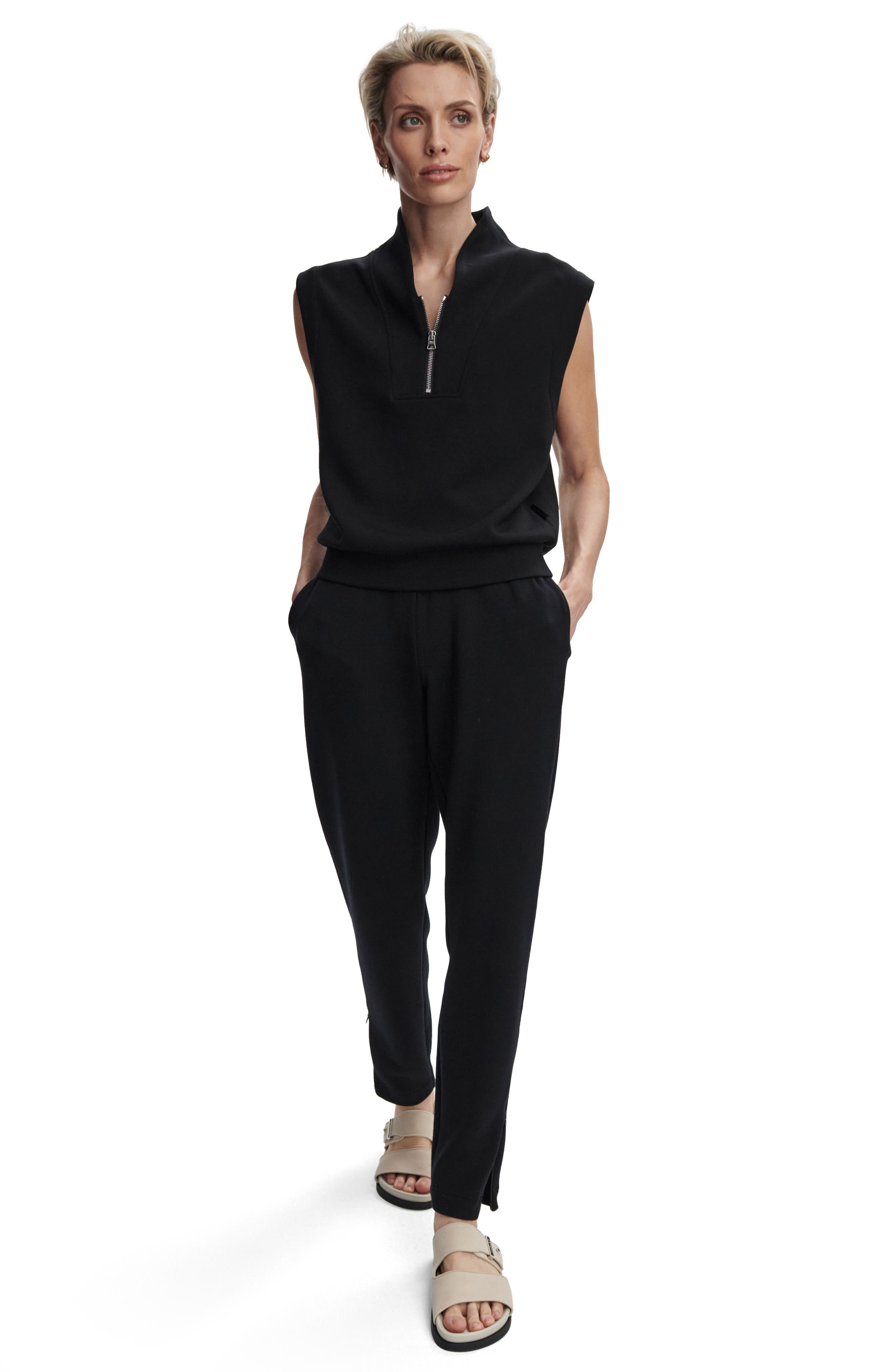 Varley Loretta Sleeveless Half Zip in Black at Nordstrom - 5