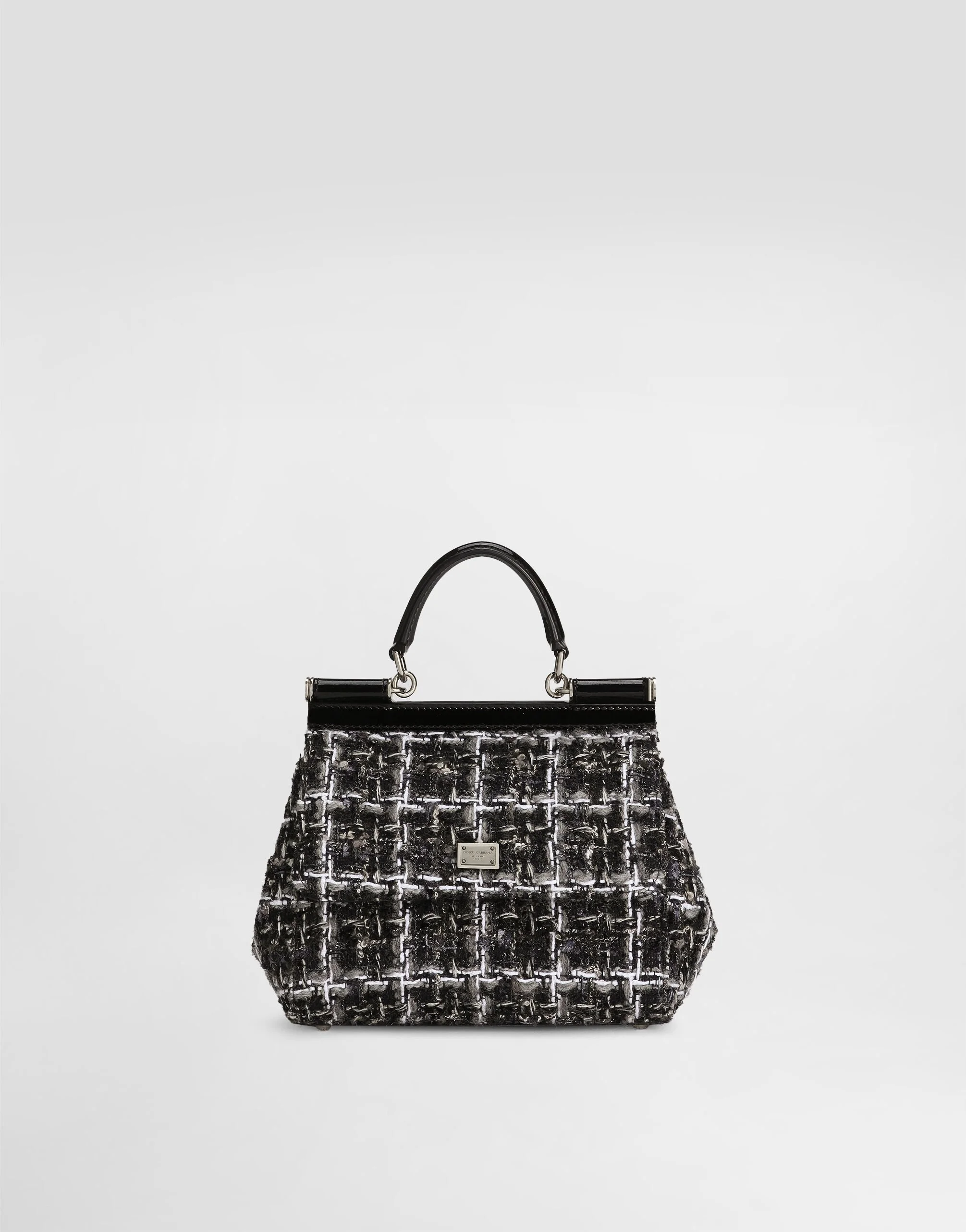 Medium Sicily boucle handbag - 1