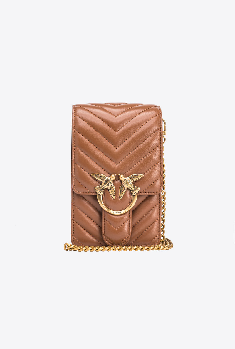 CHEVRON NAPPA LEATHER SMARTPHONE CASE 1