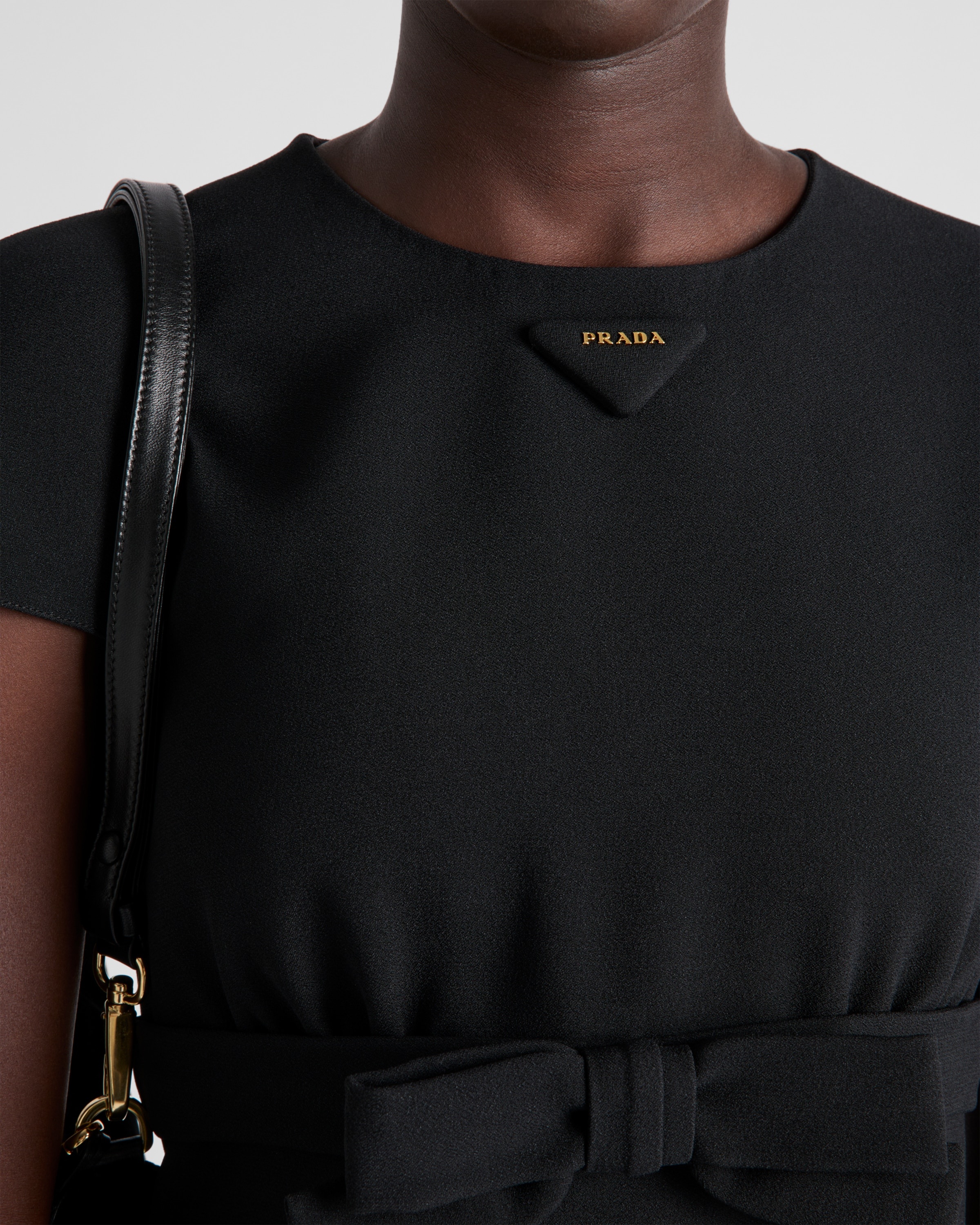 Sablè compact short dress - 4