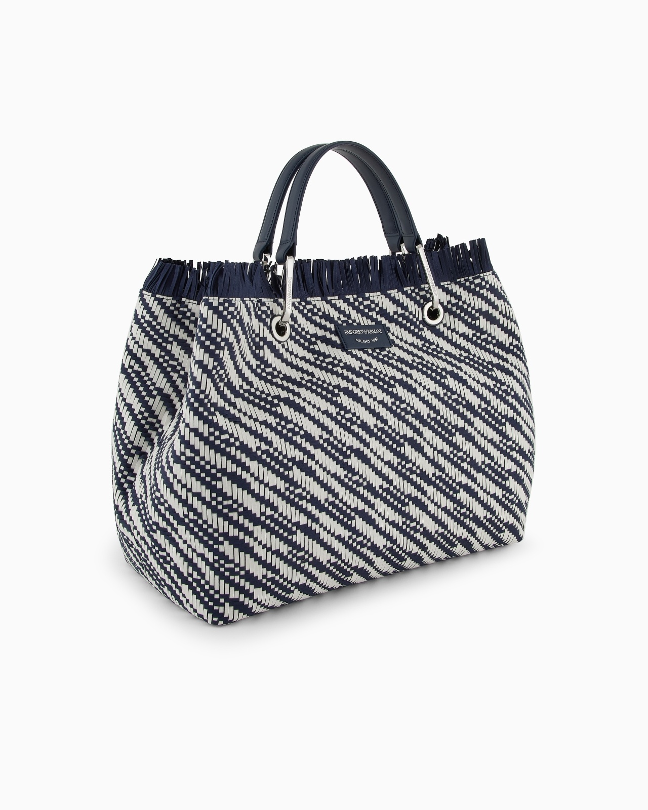 MYEA MEDIUM BASKETWEAVE SHOPPER BAG - 2