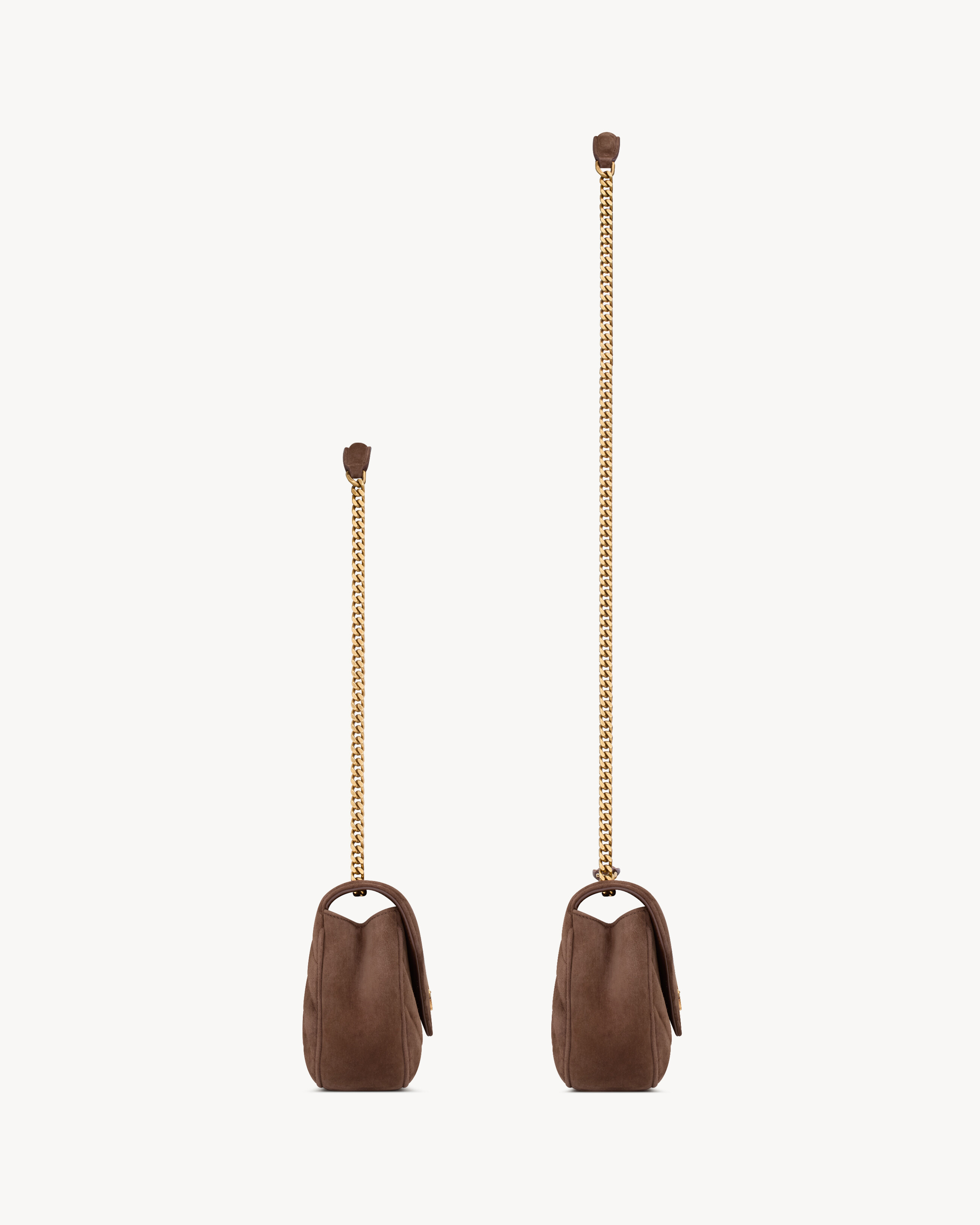LOULOU SMALL IN MATELASSÉ SUEDE - 3
