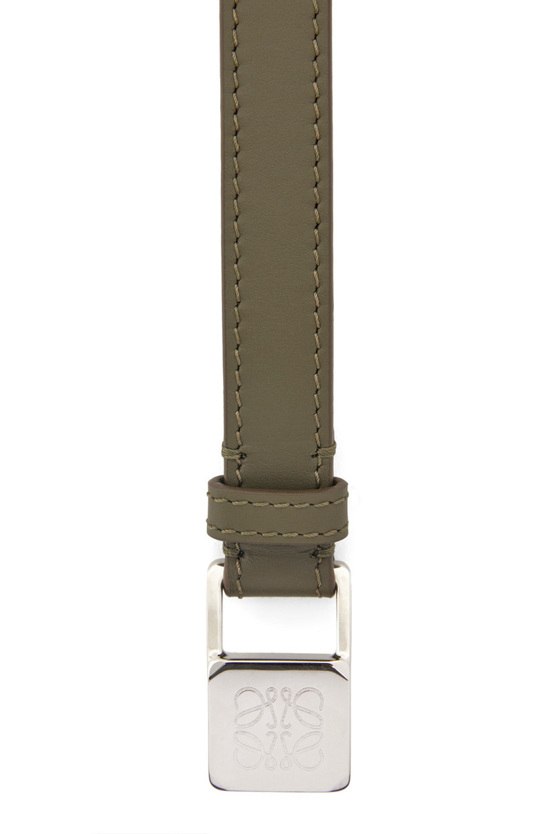 Loewe Amazona padlock belt in smooth calfskin outlook