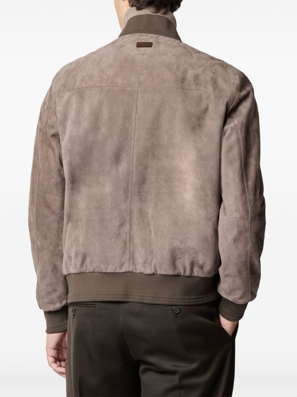 suede bomber jacket - 3