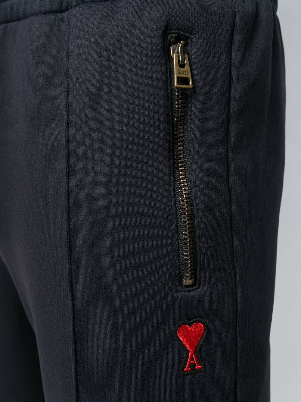 Trackpants With Ami Heart Patch and Zipped Pockets and Hem - 5