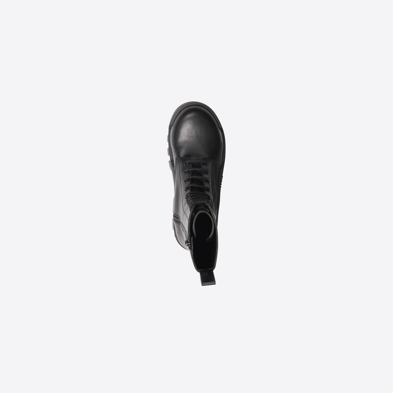 Women's Bulldozer Lace-up Boot in Black 3