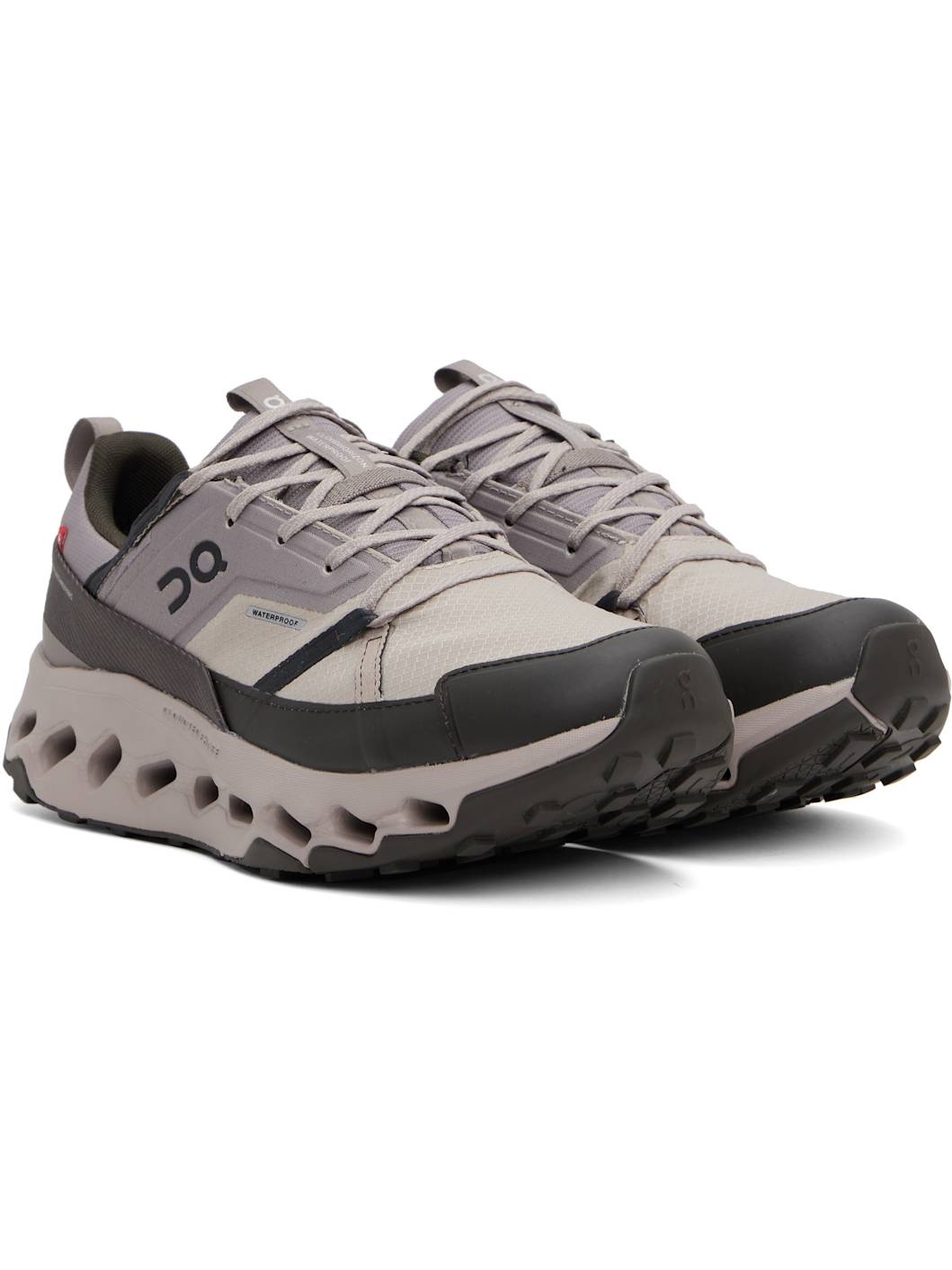 Gray & Beige Cloudhorizon Waterproof Sneakers - 4