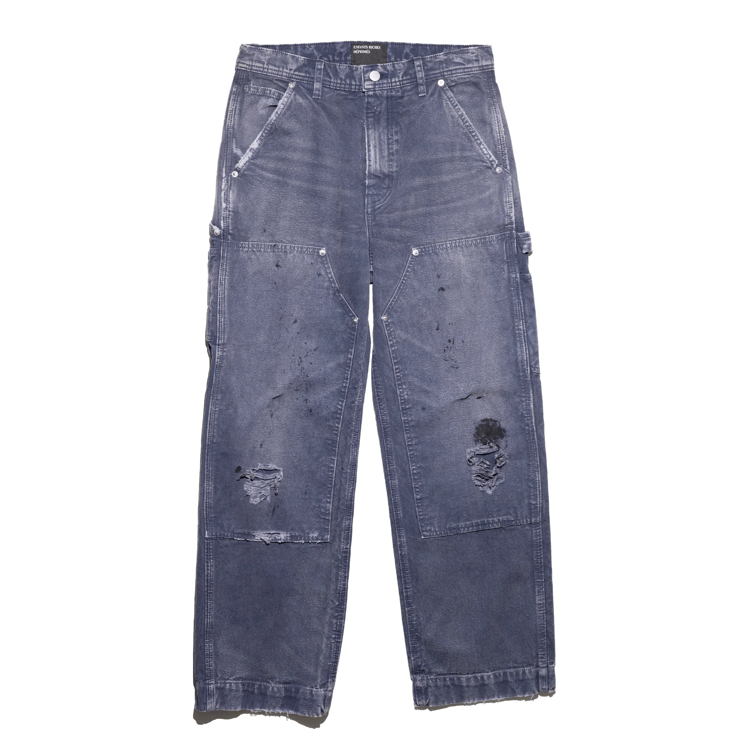DOUBLE KNEE PAINT PANTS - 1