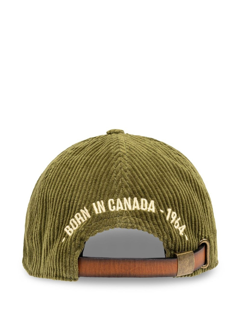 DSQUARED2 logo-appliqué cap outlook