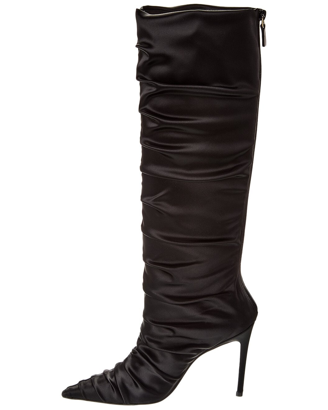 Stuart Weitzman Strt Ruched 100 Satin Knee-High Boot - 2