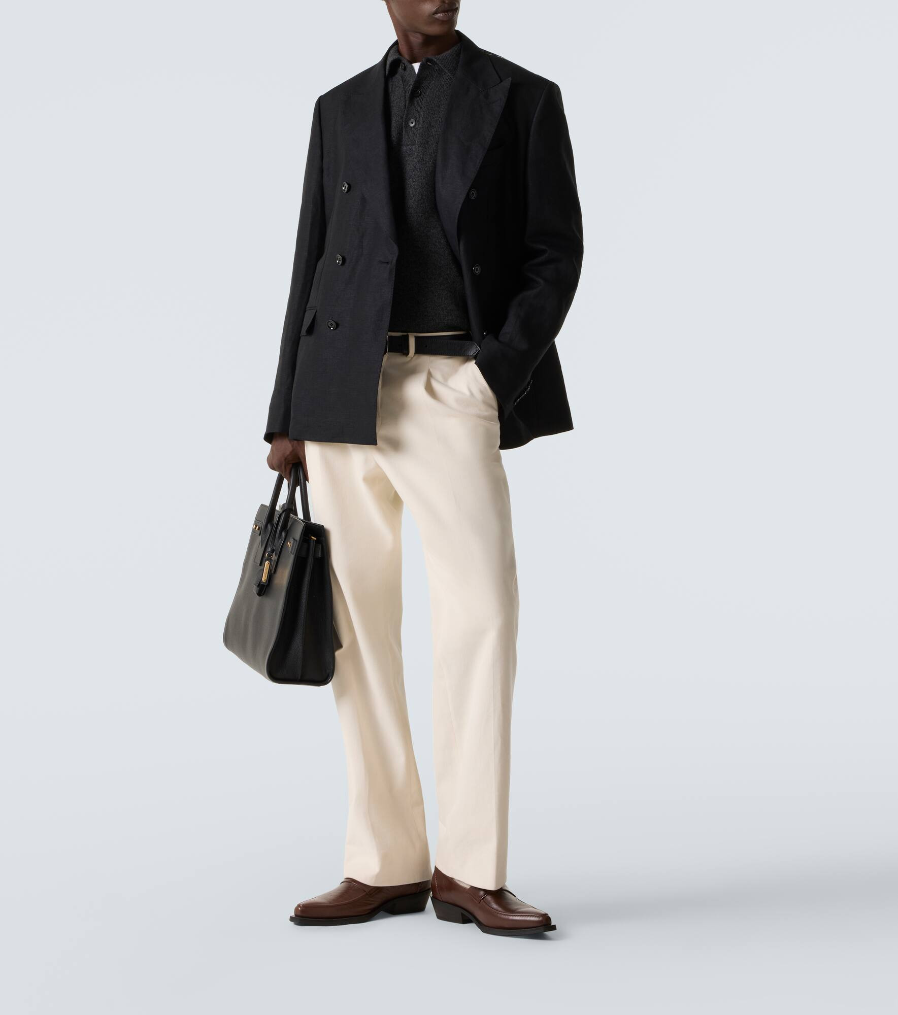 Wool polo sweater - 2