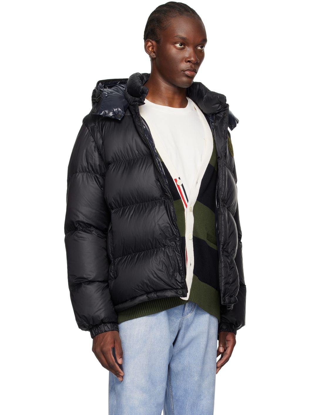 Navy Cyclone 2-In-1 Down Jacket - 2