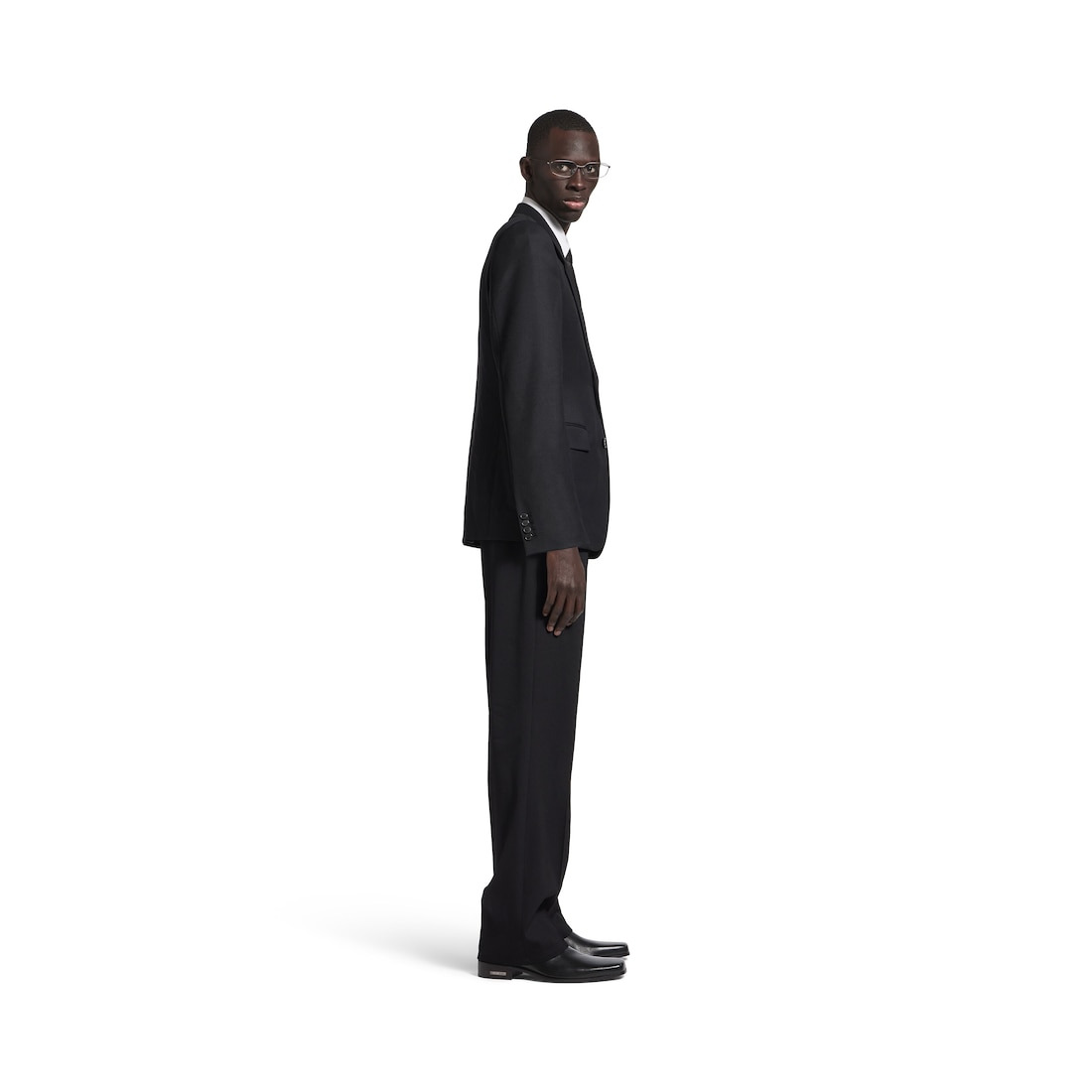 Men's Standard Tailored Jacket in New Black - 3