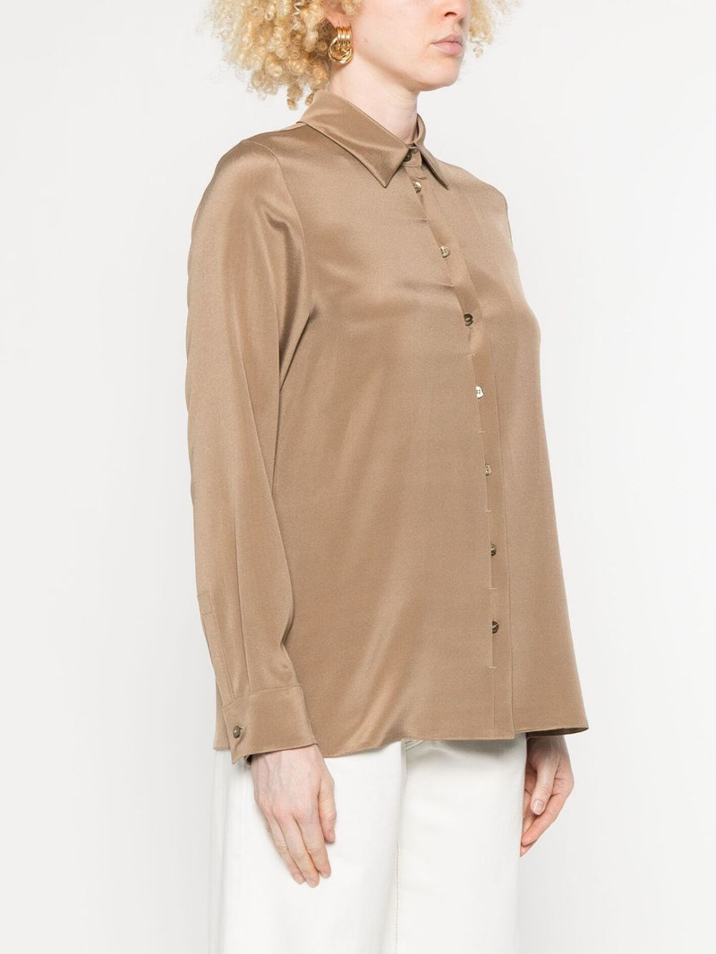 Max Mara Stretch silk cady shirt outlook