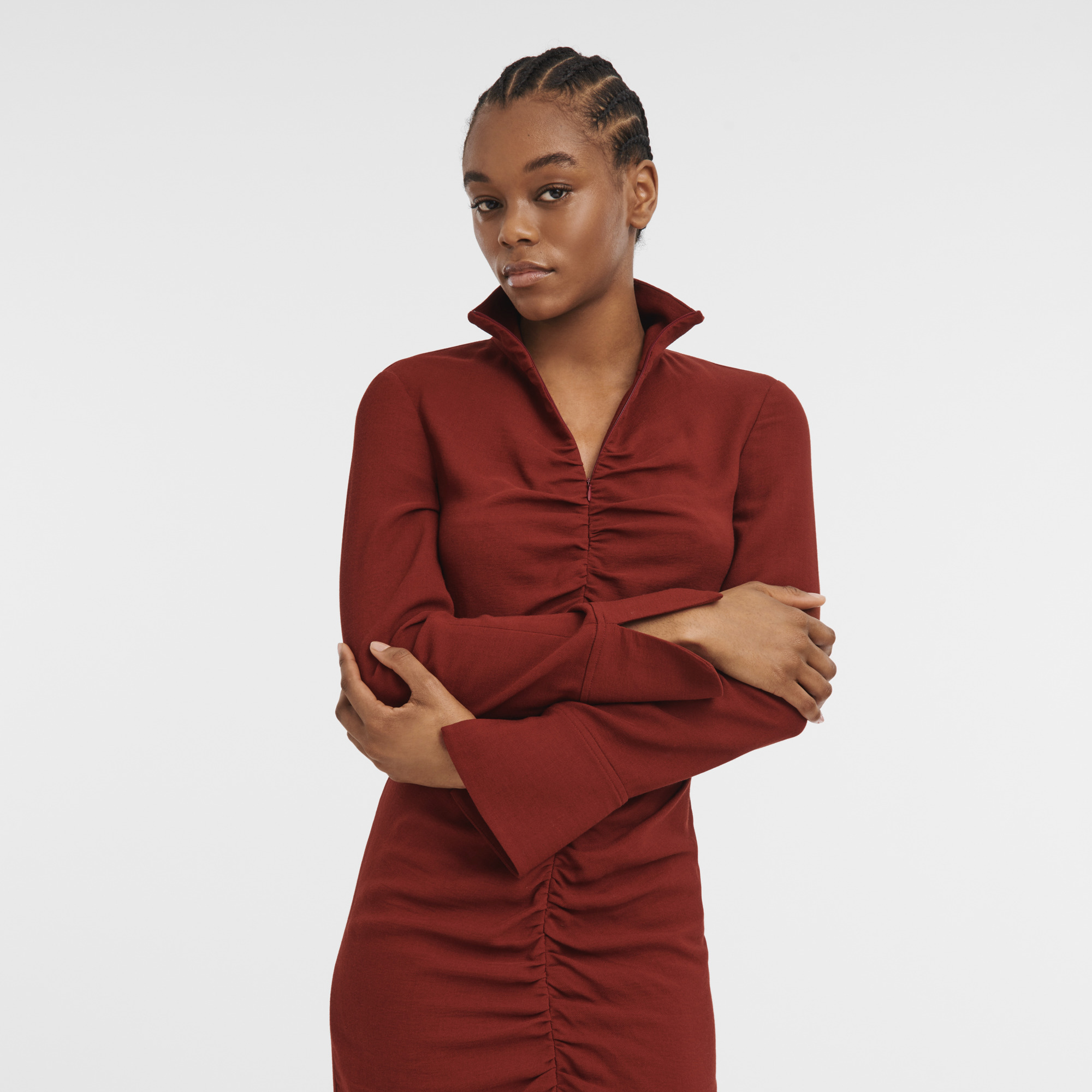Fall-Winter 2023 Collection Dress Mahogany - OTHER - 3