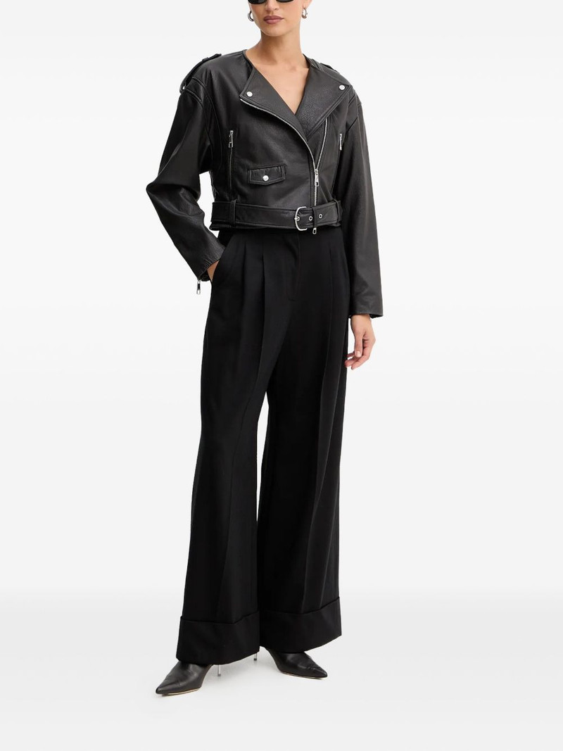 BOSS cuffed-hem trousers outlook