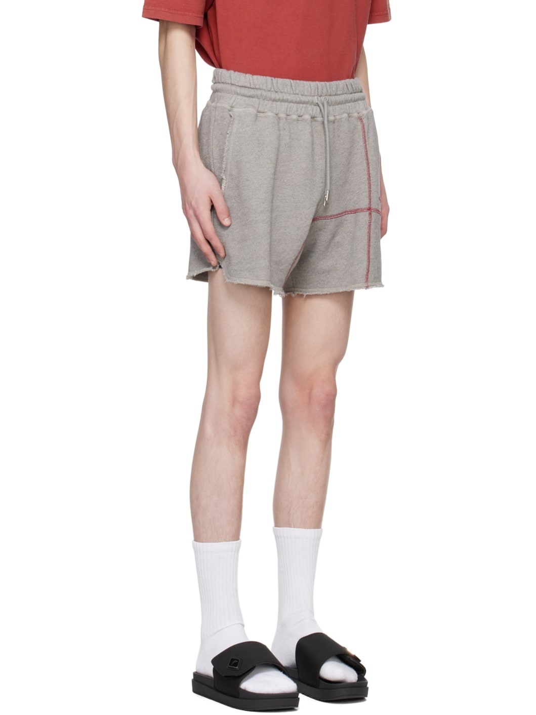 Gray Intersect Shorts - 2