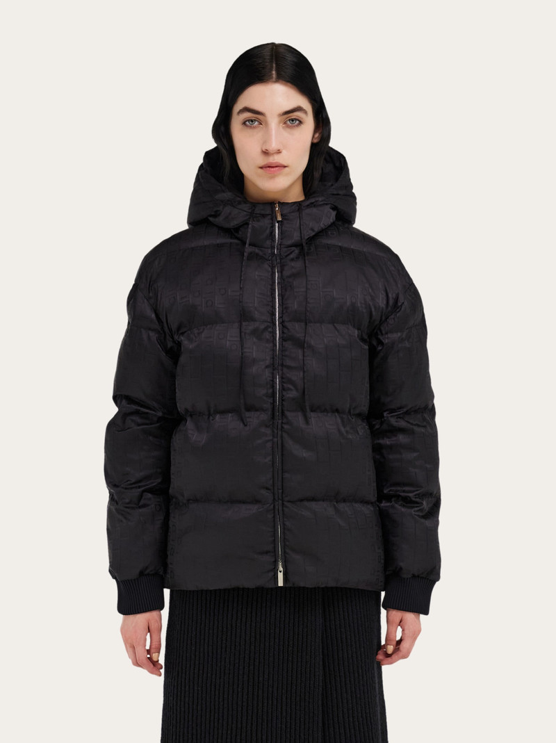FERRAGAMO Ferragamo Monogram jacquard quilted jacket outlook