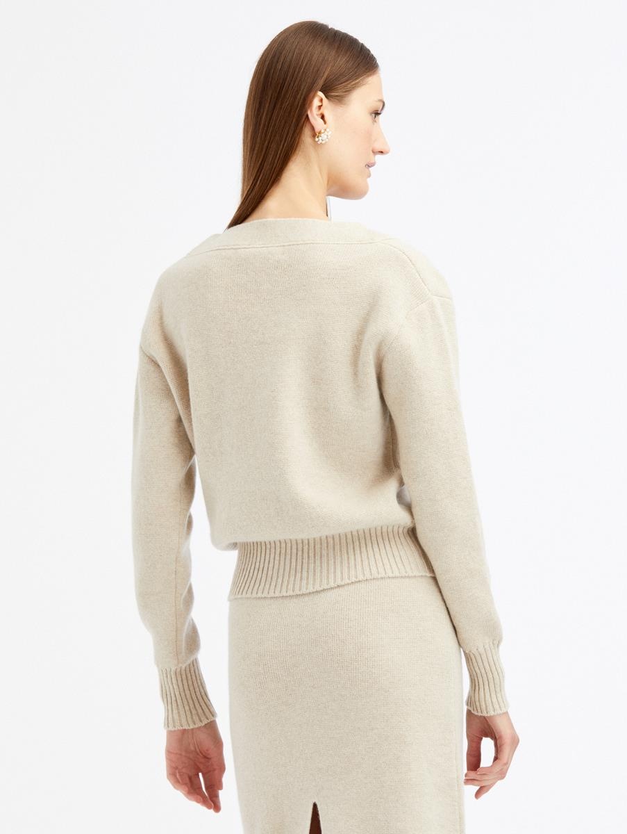 CASHMERE BOXY CARDIGAN - 3