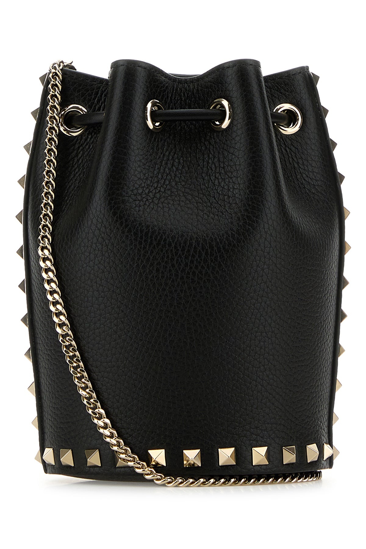 Black leather bucket bag - 3