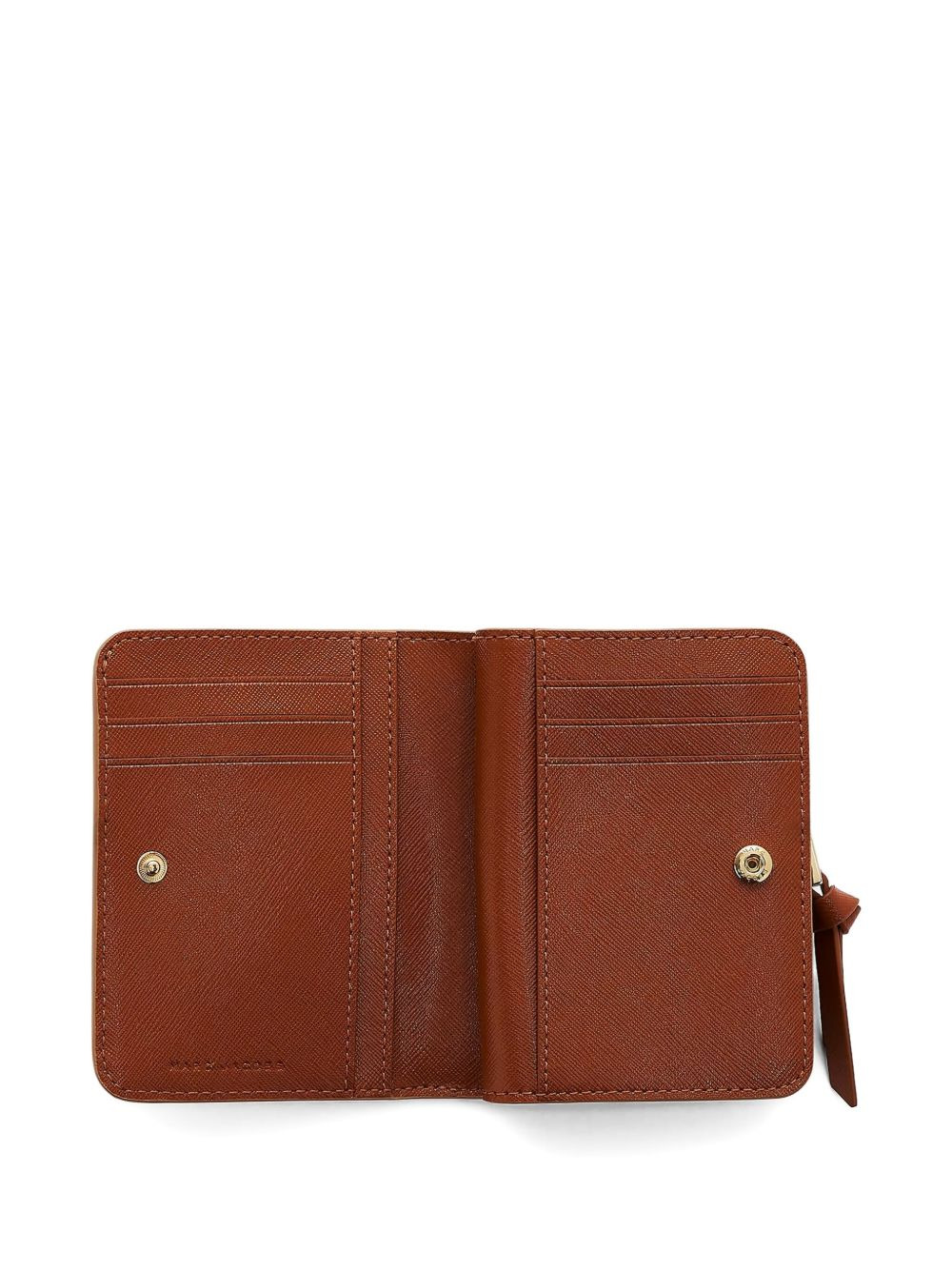 zip-fastening logo-compact wallet - 4