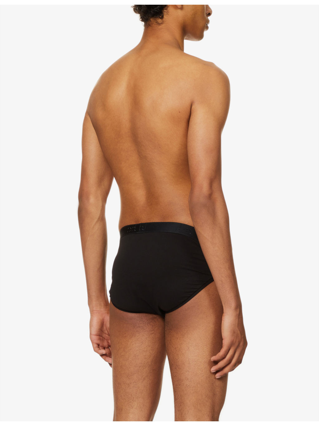 Jack branded-waistband stretch-cotton briefs - 3