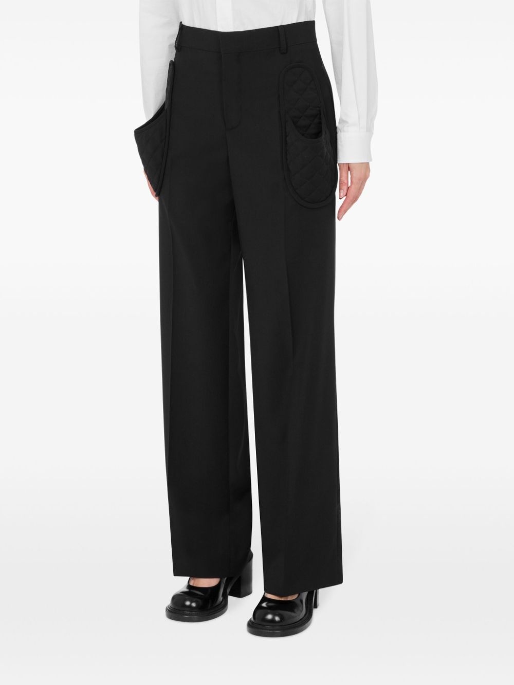straight-leg trousers - 2