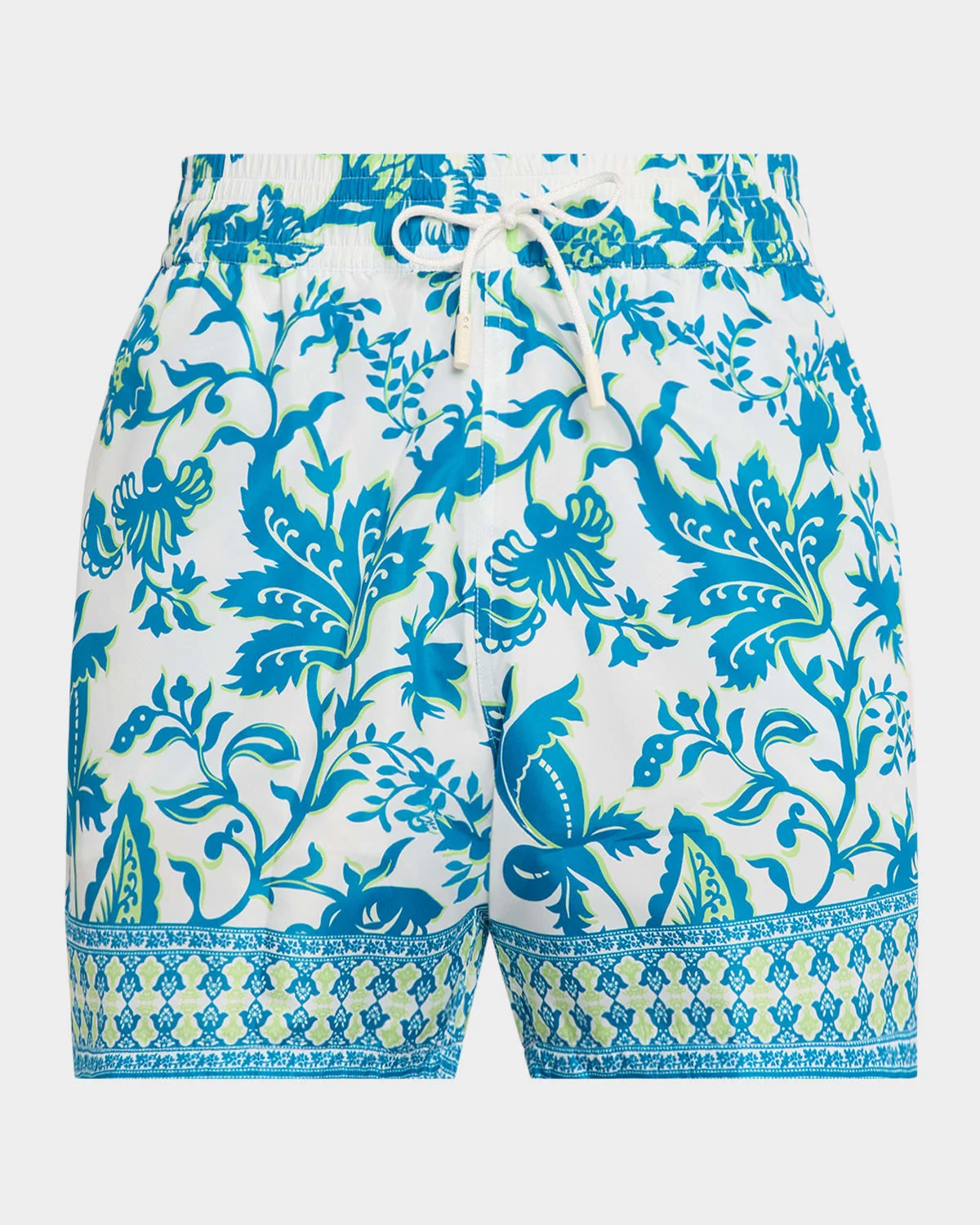 Men & apos;s Floral Roma-Fit Swim Trunks - 1