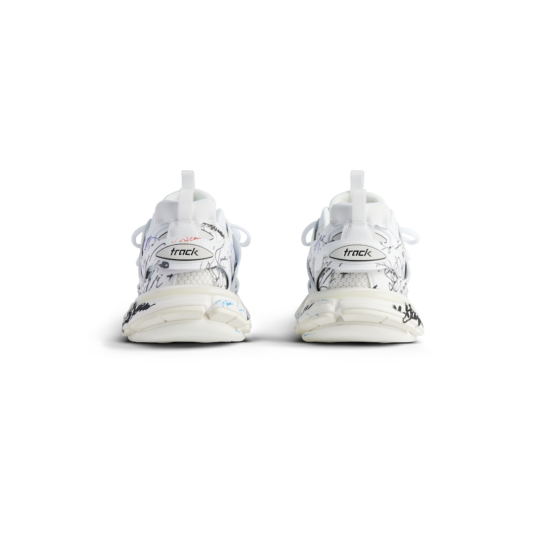 Women's Track Autographe Sneaker  in White/black/blue/red - 5