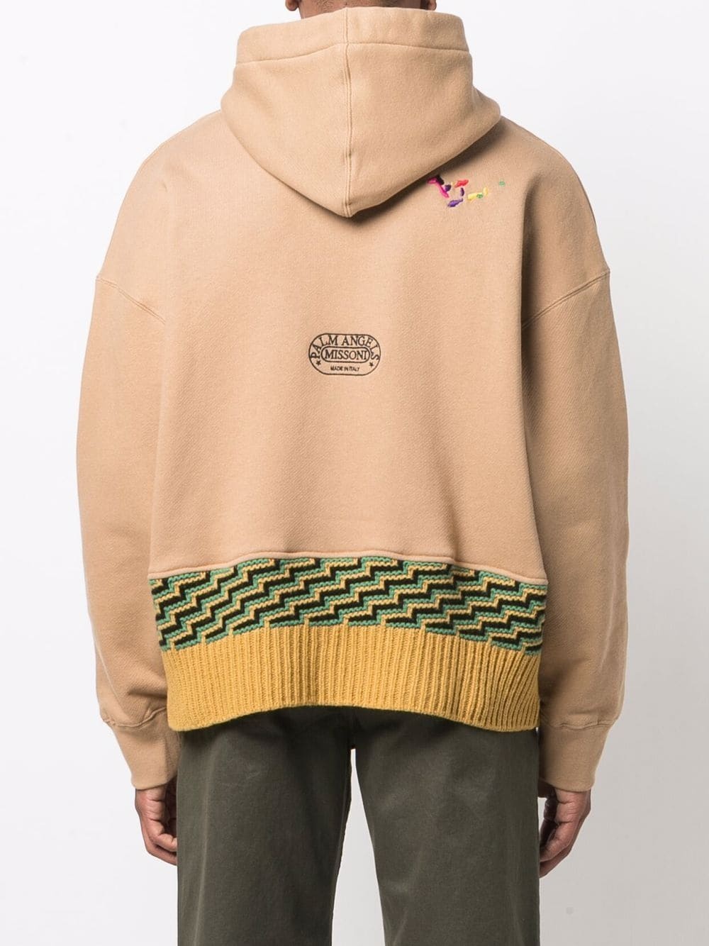 x Missoni patch-detail knitted hoodie - 4