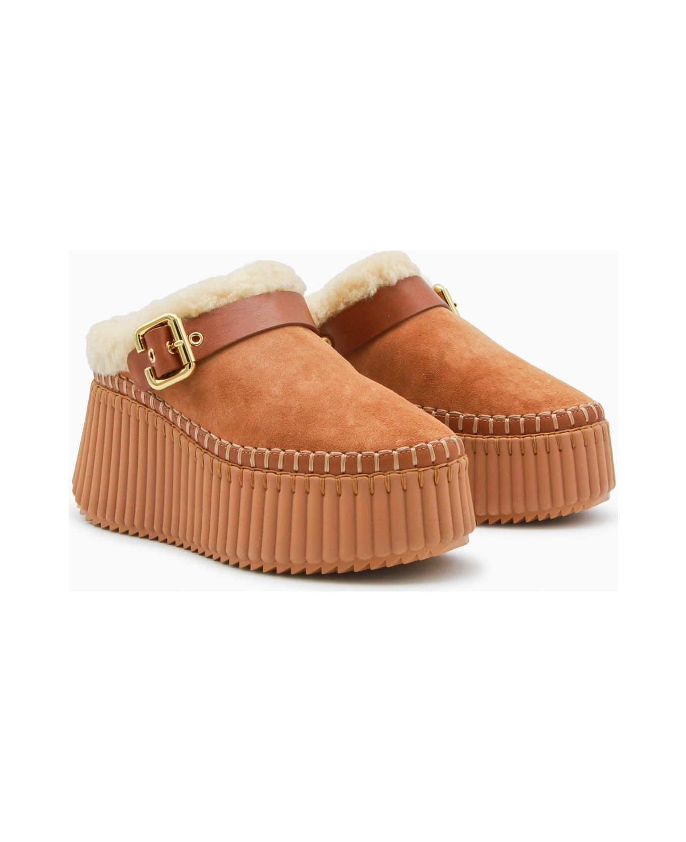 Brown Leather Sandals - 2