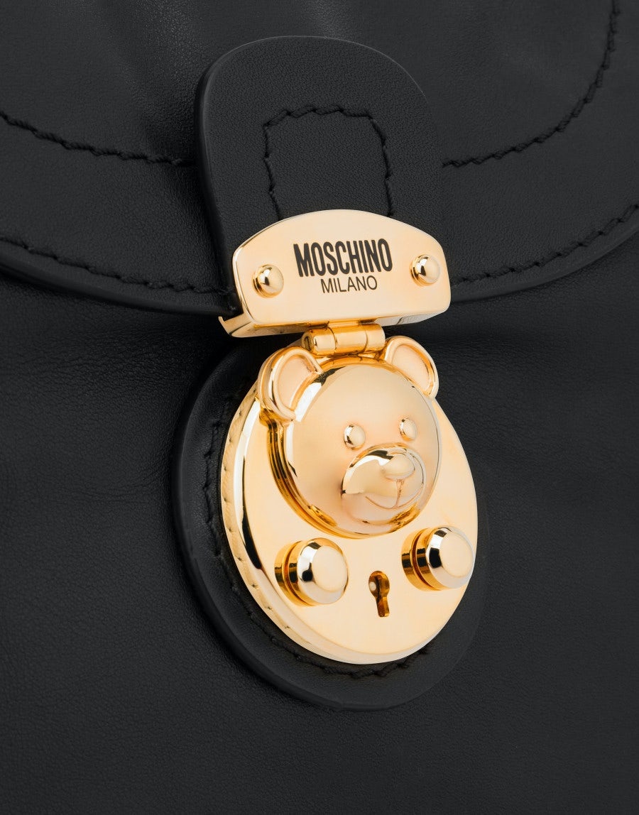 MOSCHINO TEDDY LOCK SMALL HOBO BAG - 4
