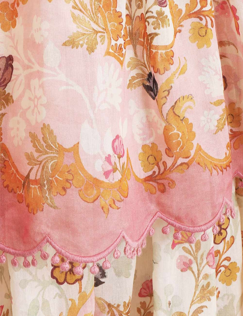 white christmas dresses Zimmermann Laurel Frill Dress – WMIYHire