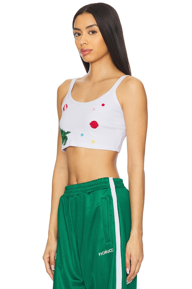 FIORUCCI Multipatch Dinosaur Cropped Tank Top outlook