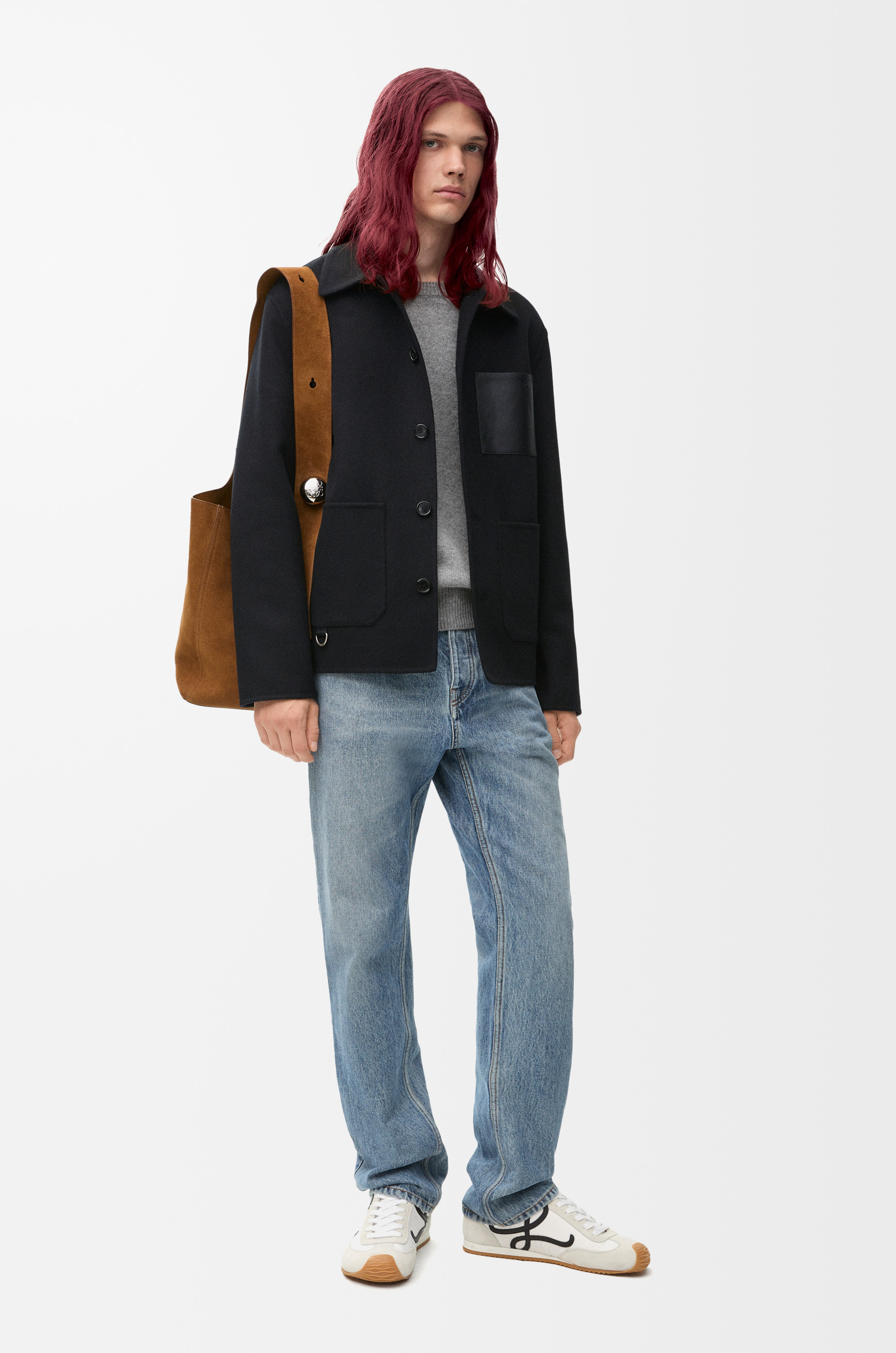 Workwear jacket in wool and cashmere - 2