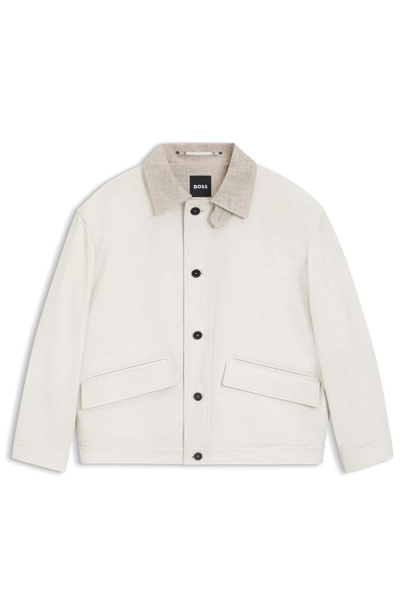 NAPPA LEATHER JACKET IN AN OVERSIZED FIT 1