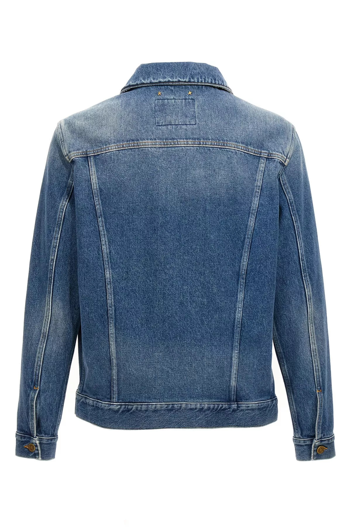 Logo patch denim jacket - 3