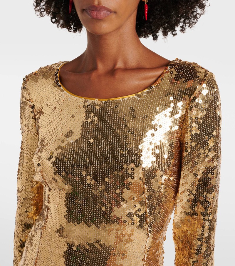 Sequined midi dress 4