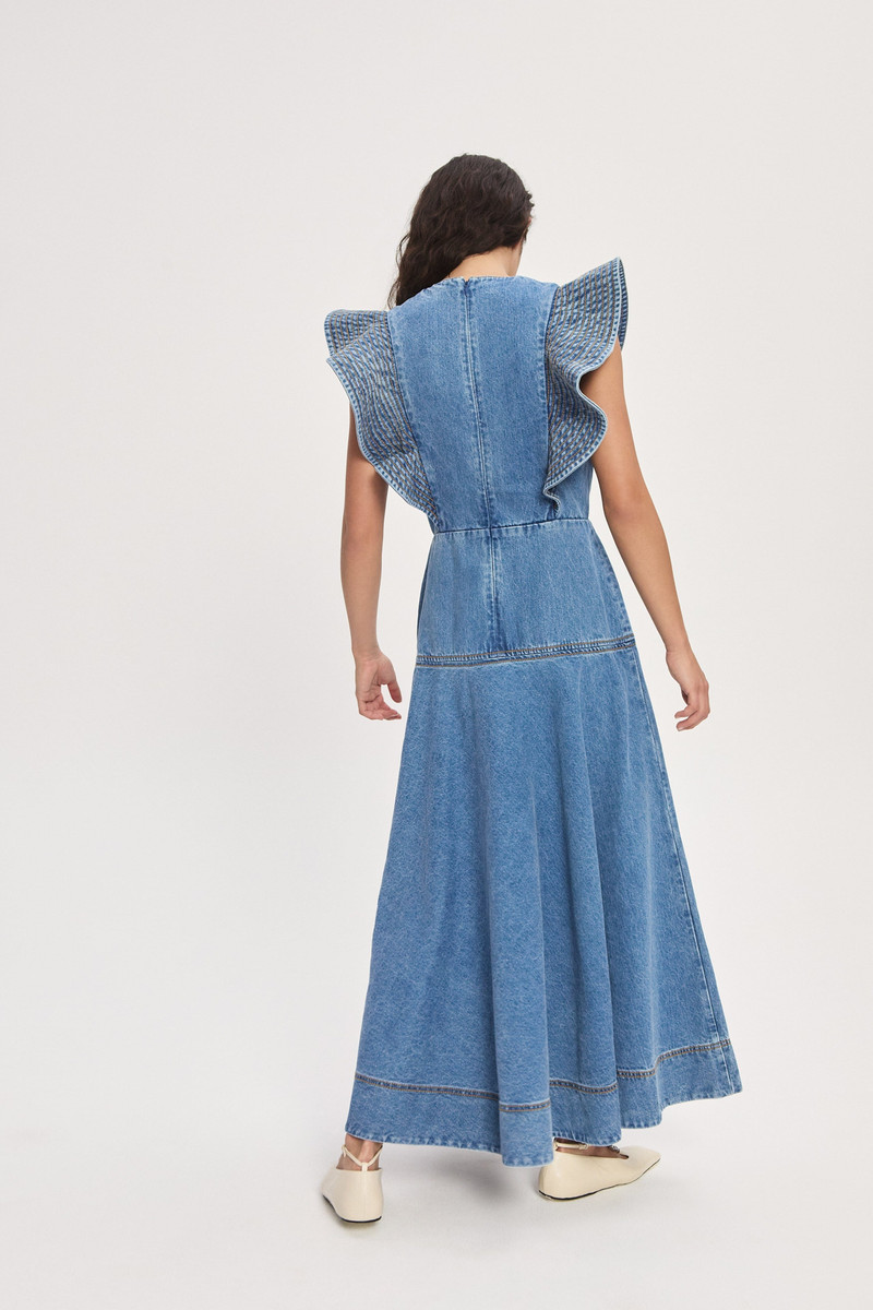 Stephi Denim Midi Dress 4