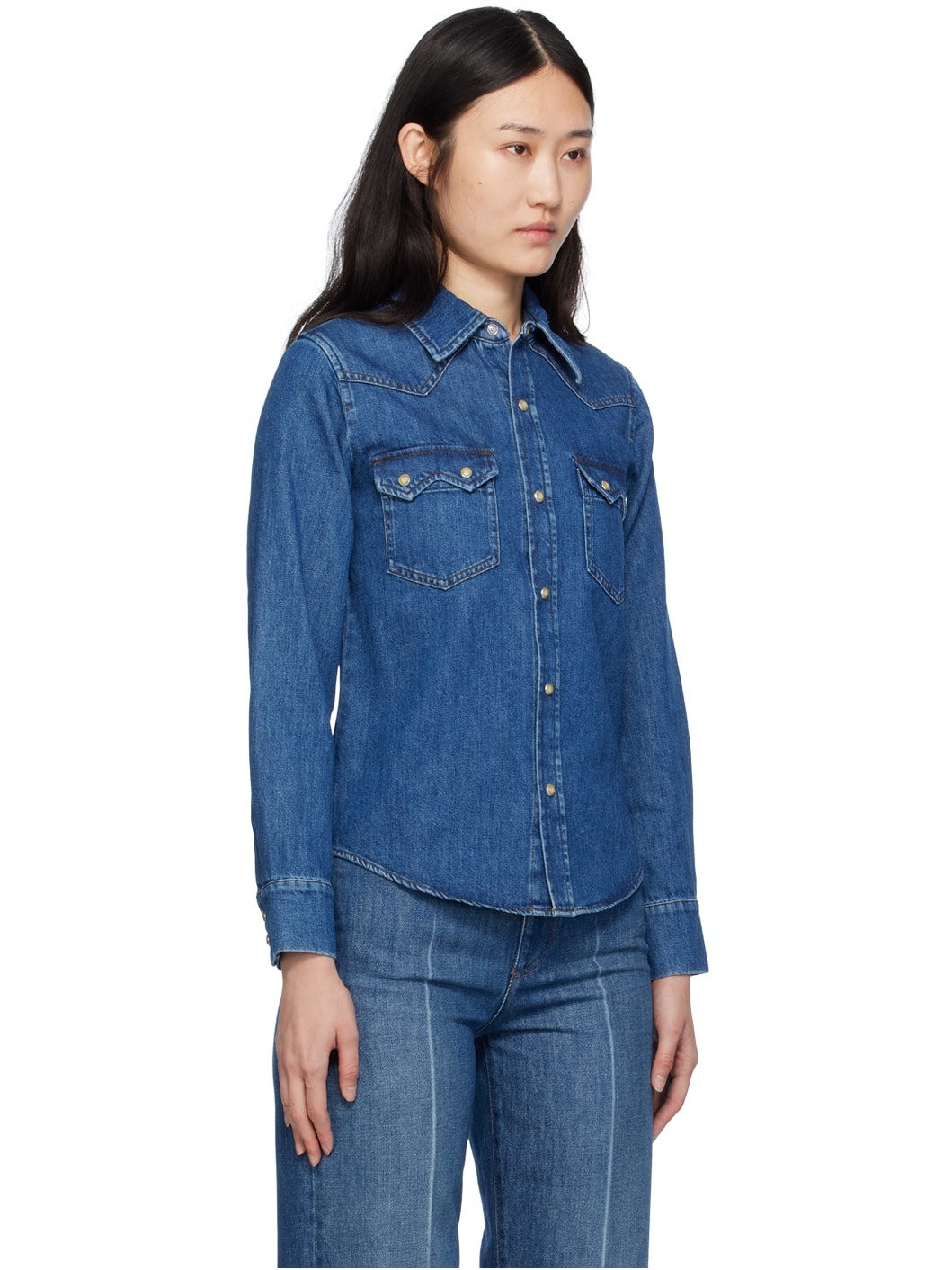 Indigo Natacha Ramsay-Levi Edition Durol Denim Shirt - 2