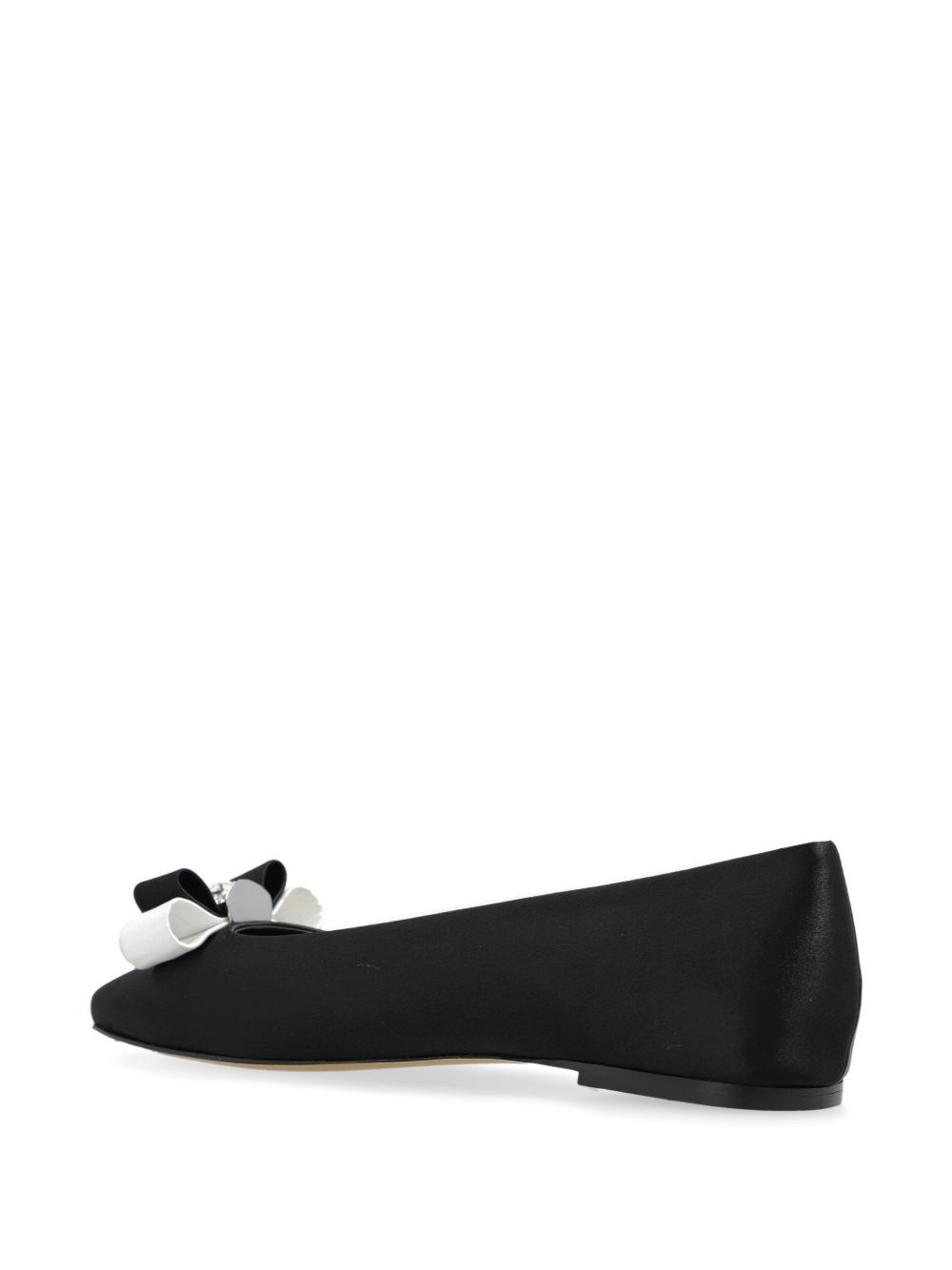 bow-detailing ballerina shoes - 3