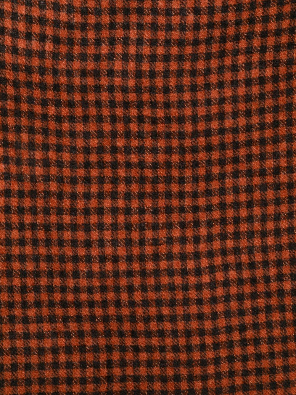gingham-check scarf - 3