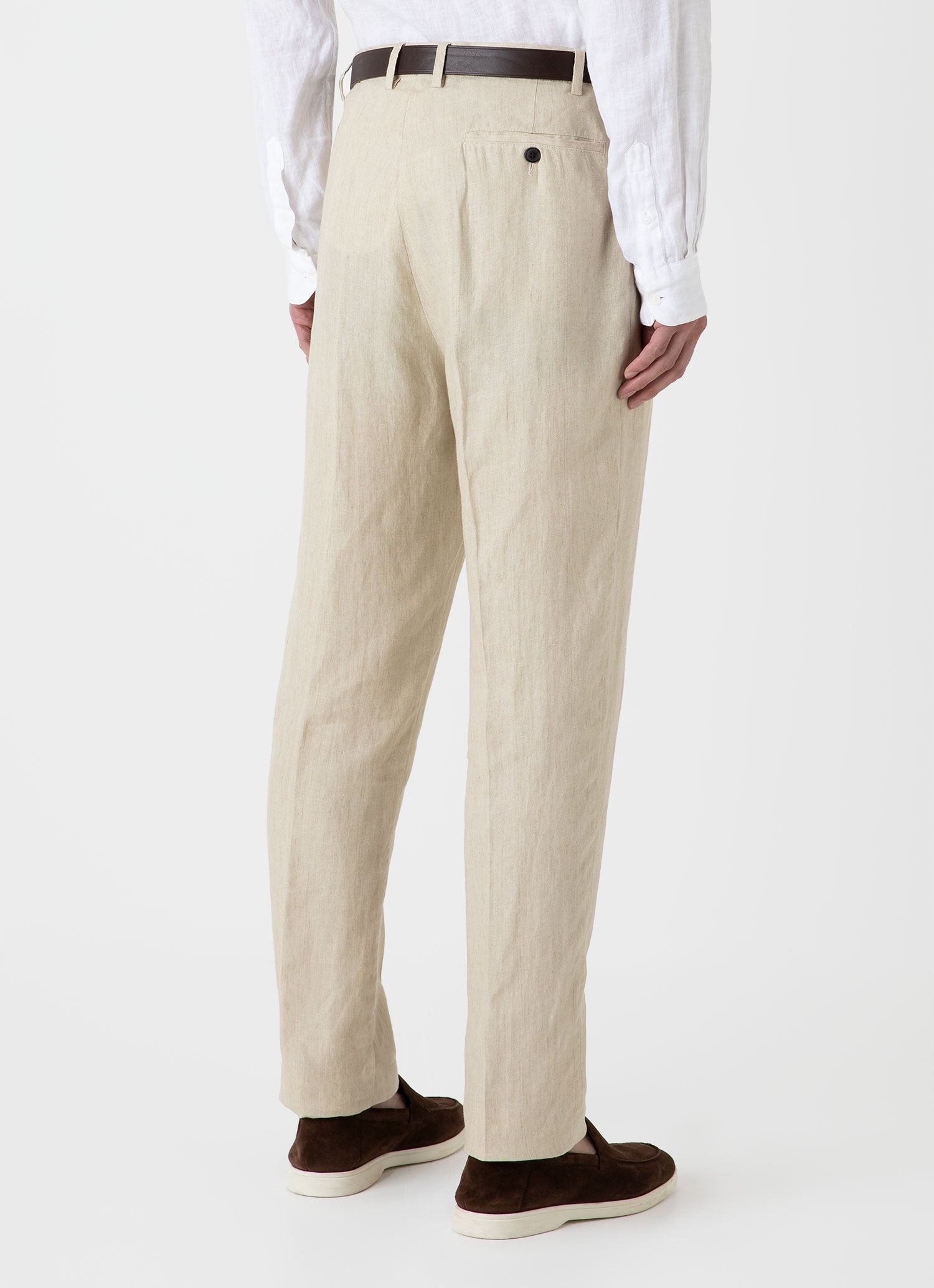 Pleated Linen Trouser - 5