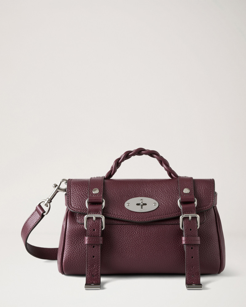 Mini Alexa Black Cherry Small Classic Grain 1