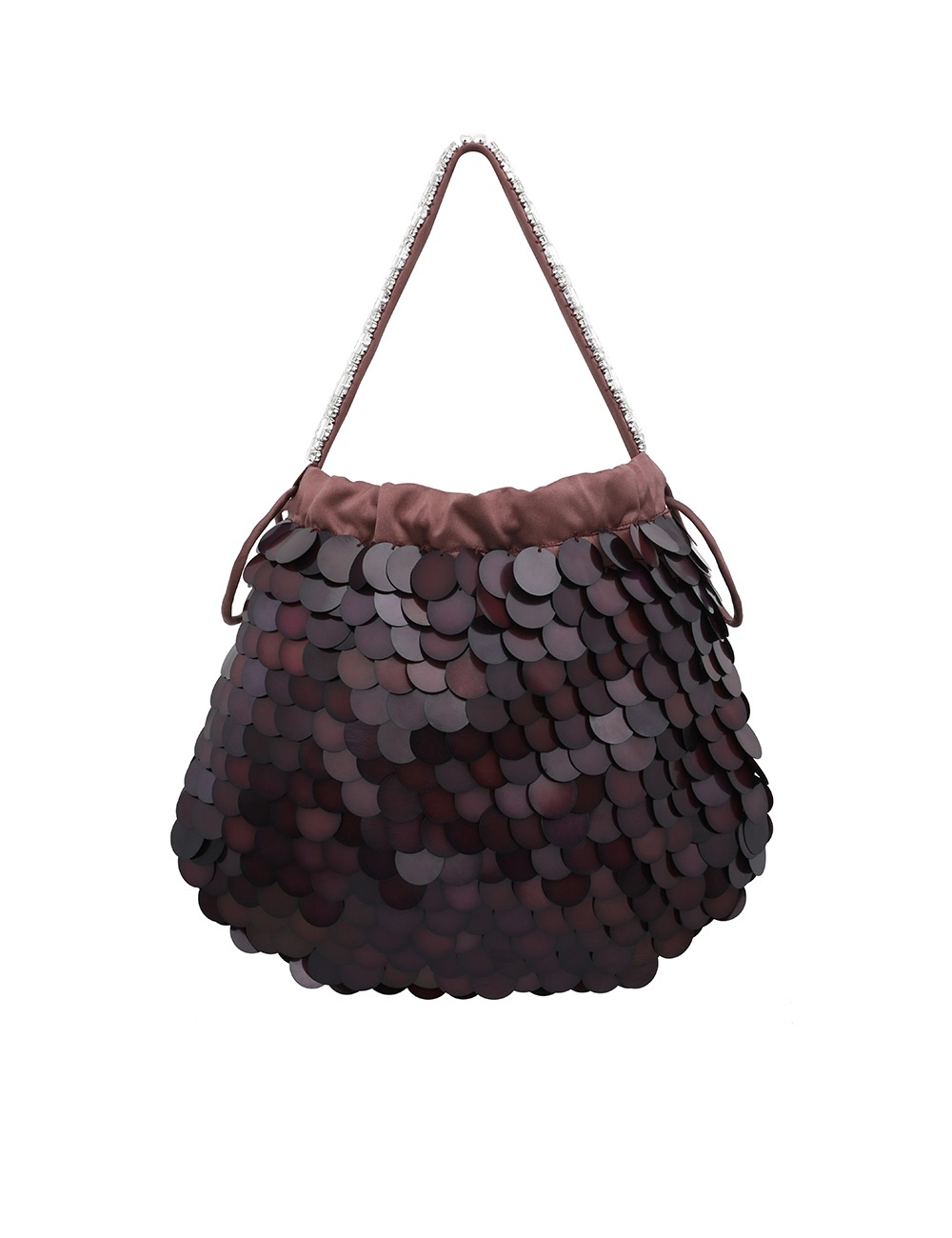 SEQUIN EMBROIDERED POUCH - 1
