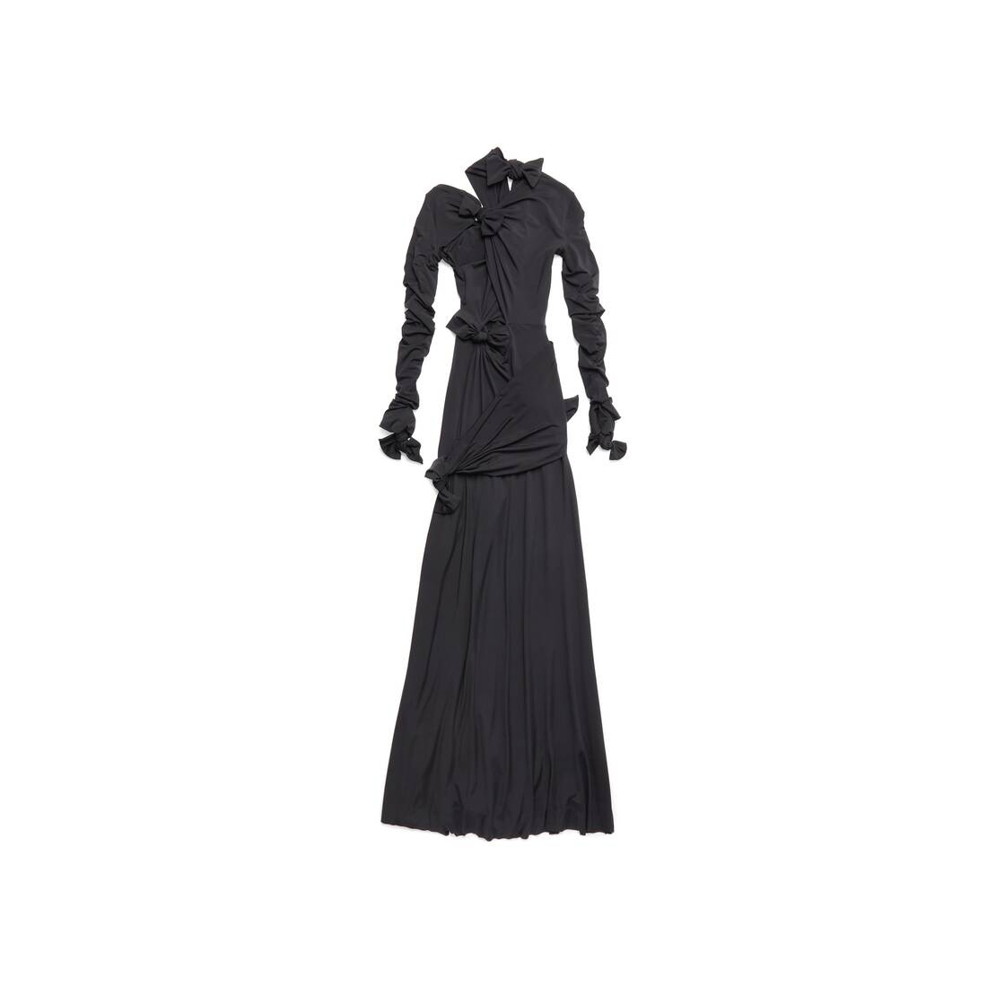 Women's Knot Gown in Black - 6