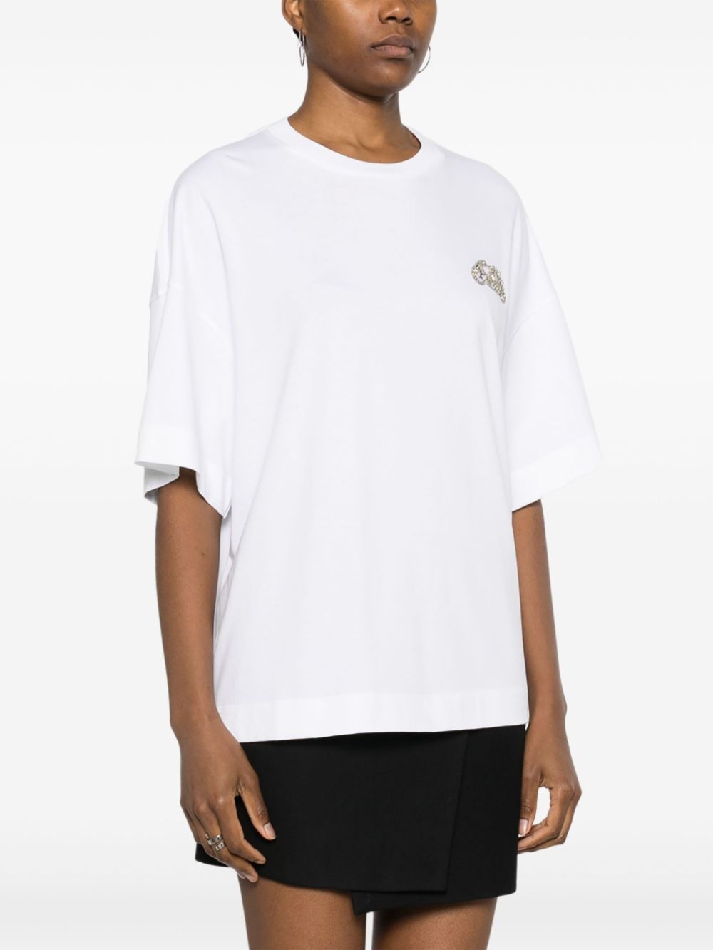 Seal-logo cotton T-shirt - 3