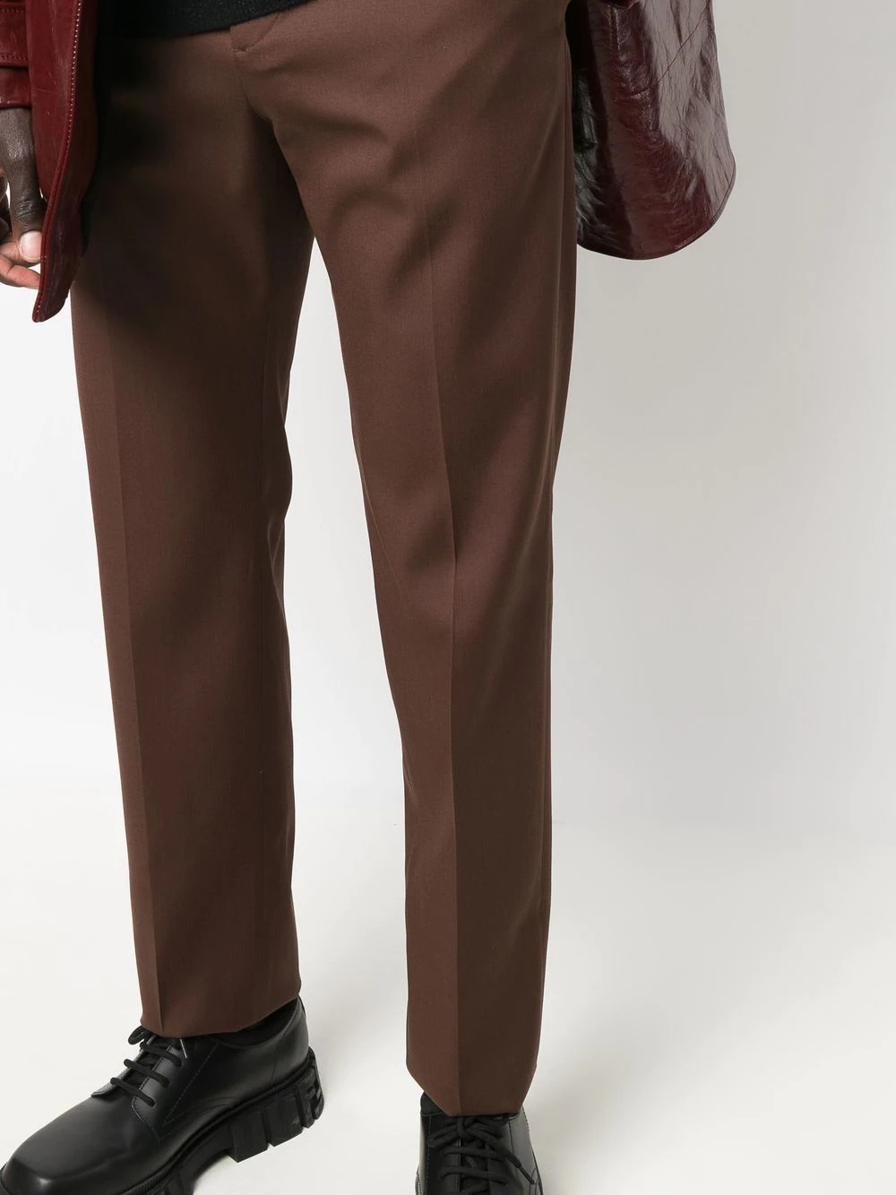 straight-leg tailored trousers - 5