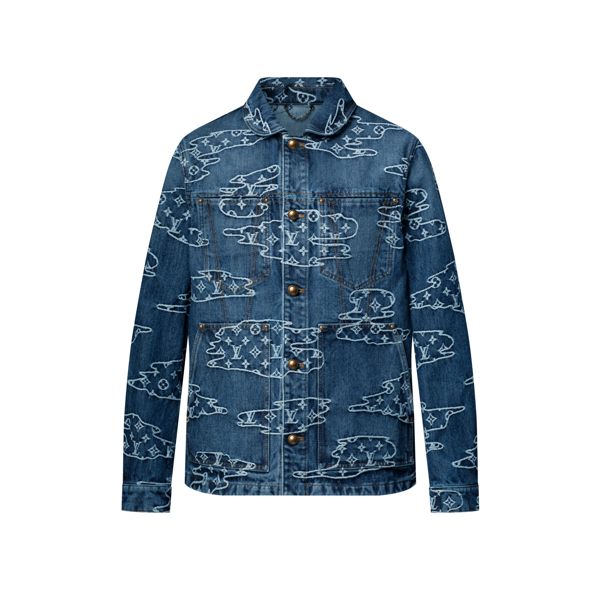 Monogram Denim Workwear Blouson - 1