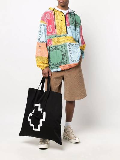 Marcelo Burlon County Of Milan bandana-print hooded jacket outlook